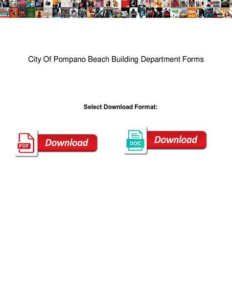 pompano beach building department forms